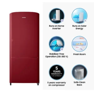 SAMSUNG RR20C20C2RH/IM 192Ltr Single Door Refrigerator - Red