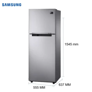 SAMSUNG RT28A3022GS/IM - 253 Ltr Frost Free Double Door Refrigerator (Dit) - Silver